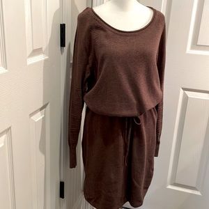 Prana Brown Sweater Dress